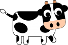 Graphic of Fresian cow